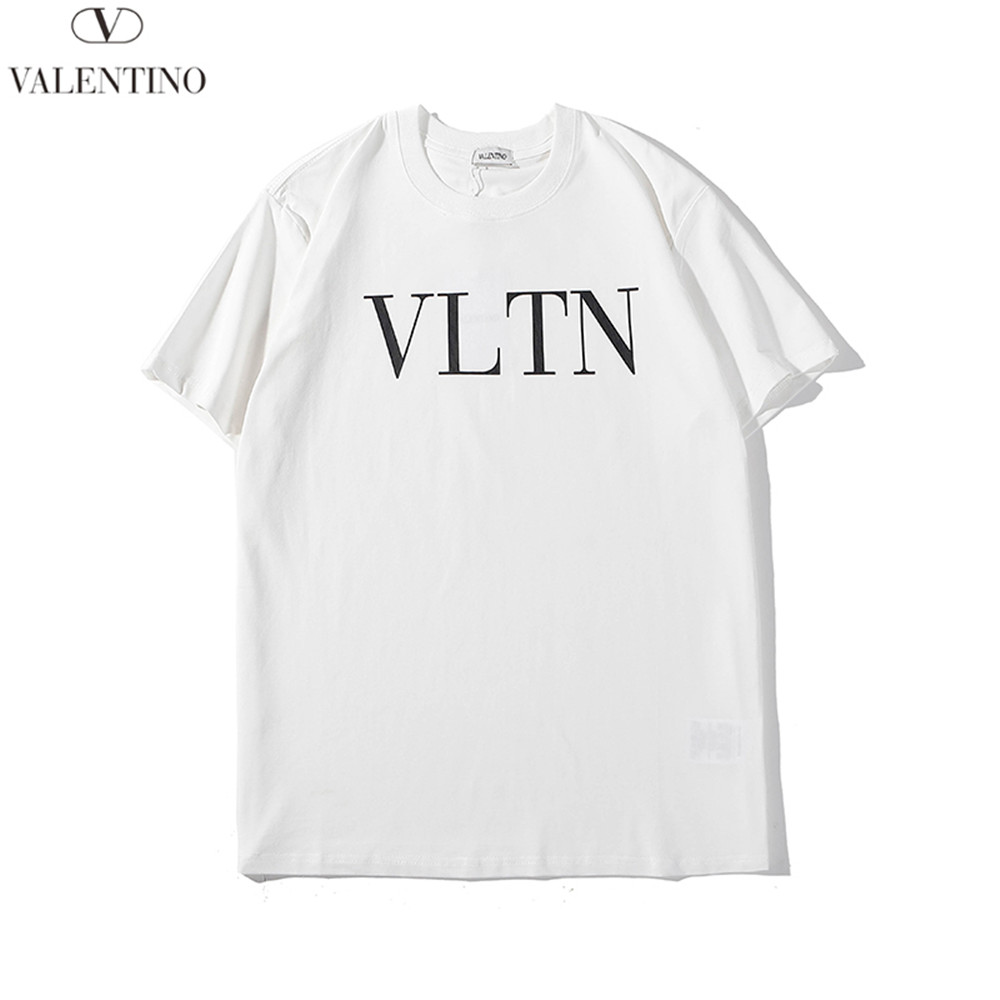 valentino胸口大logo短t 简约时尚