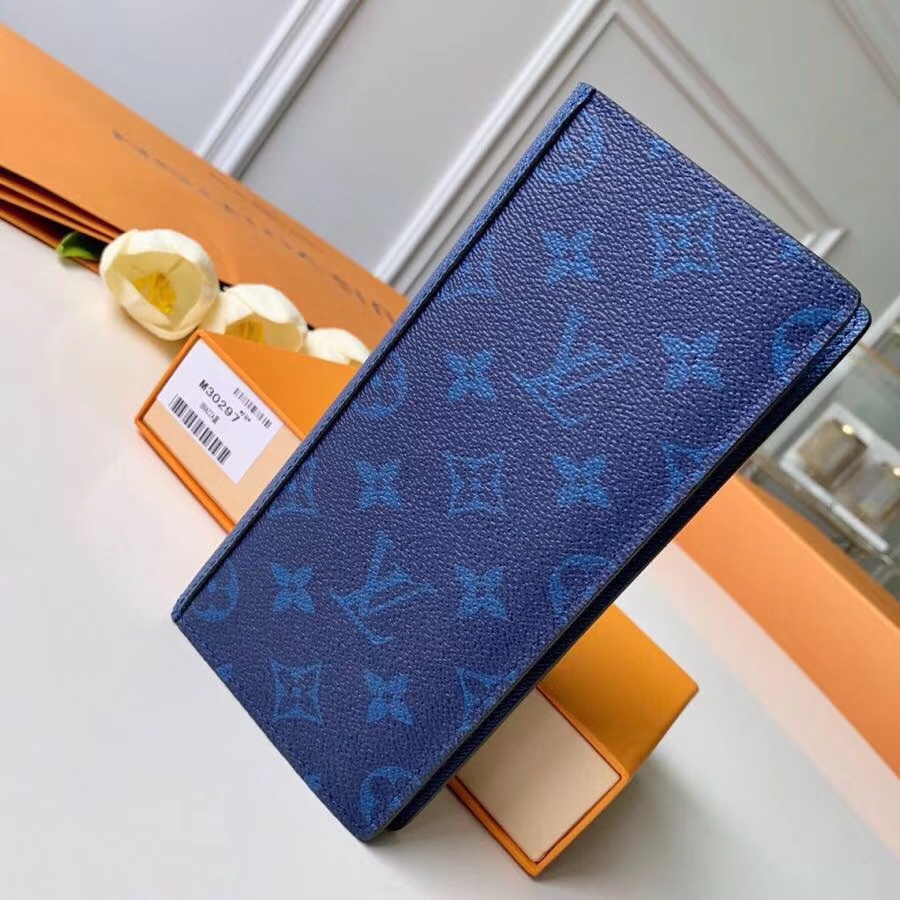 Louis Vuitton Brazza Wallet Cobalt M30297