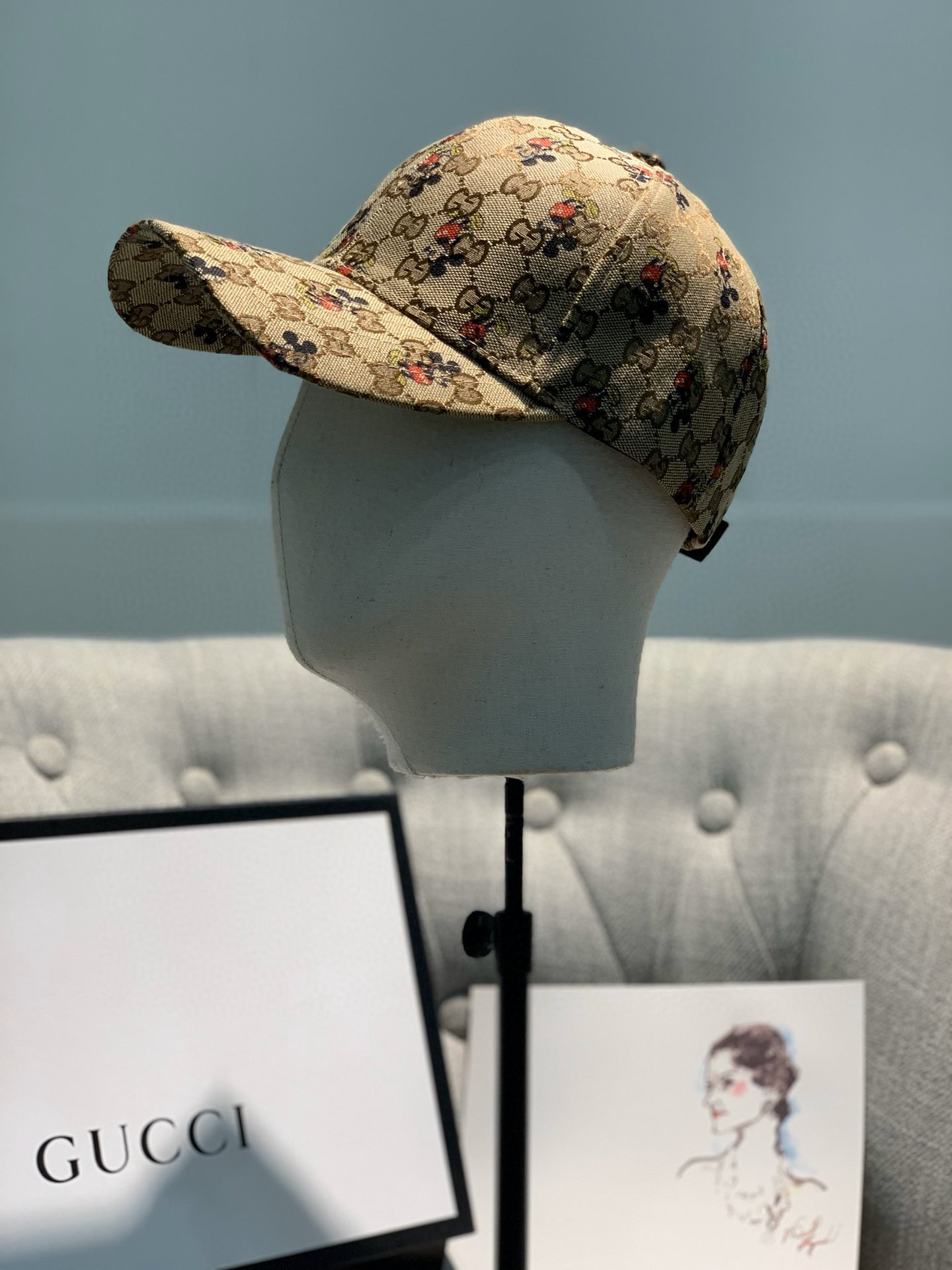 帽子 古驰 gucci 2020新款米奇米老鼠棒球帽 品牌: guccihats / 古驰