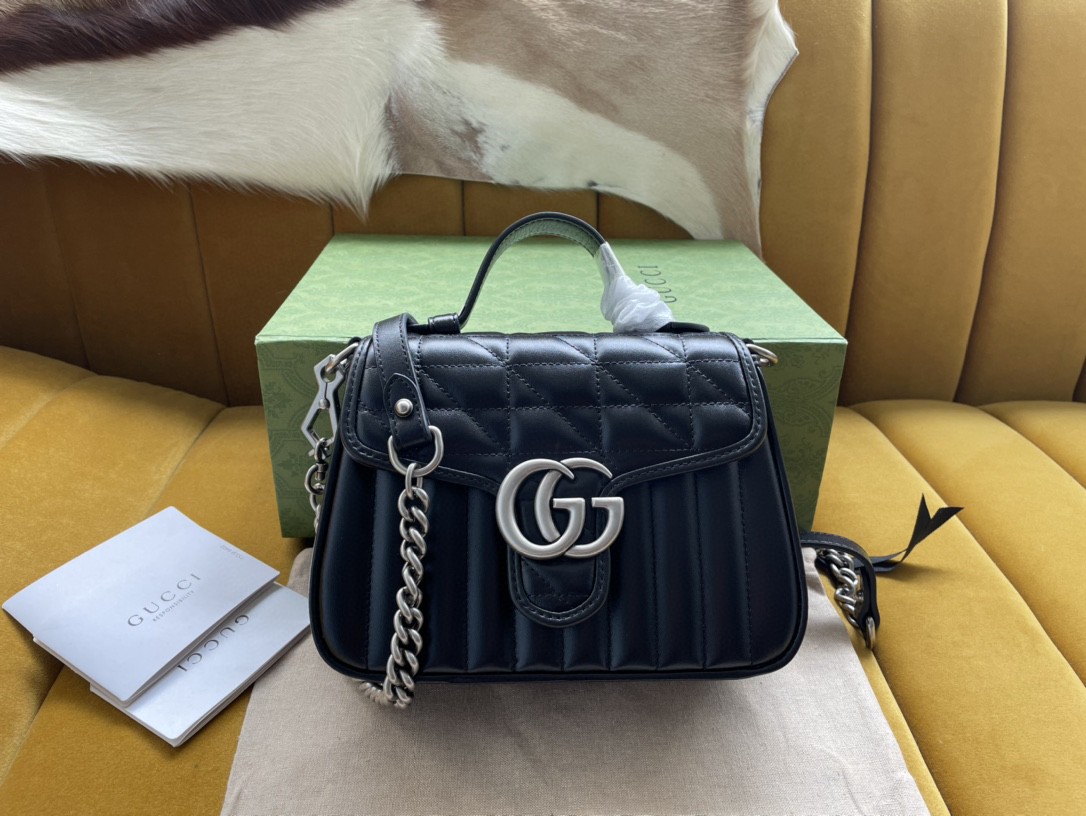 Gucci marmont navy hot sale